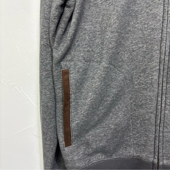 Thomas Parker New York Full Zip Gray Jacket Men's XL Casual Pockets Cotton - Picture 2 of 8